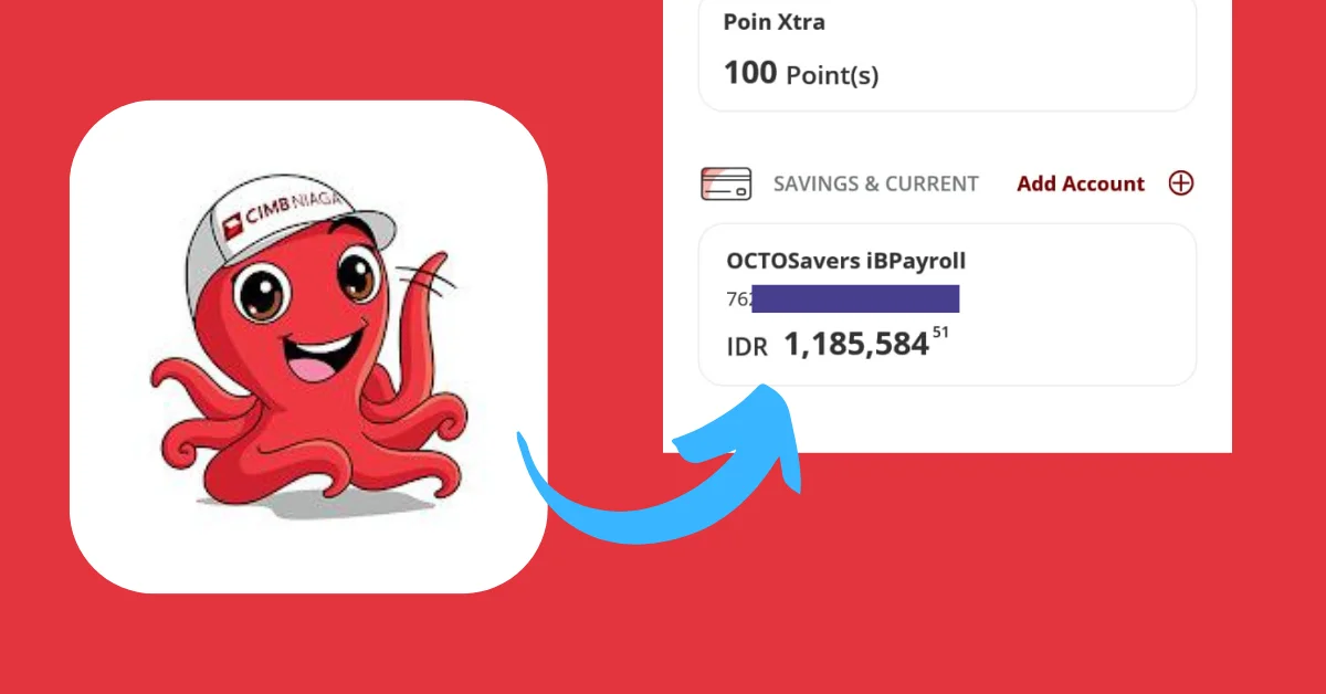 cara melihat nomor rekening cimb niaga di octo mobile