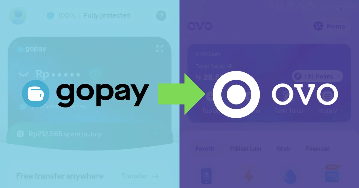 cara transfer gopay ke ovo