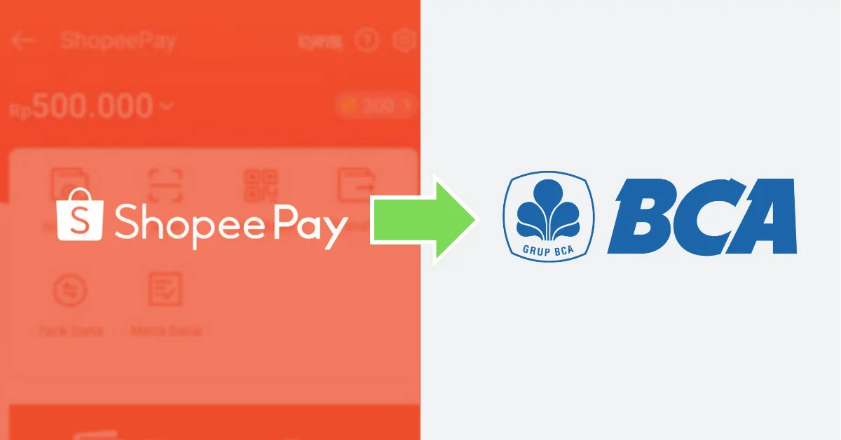 cara transfer shopeepay ke bca