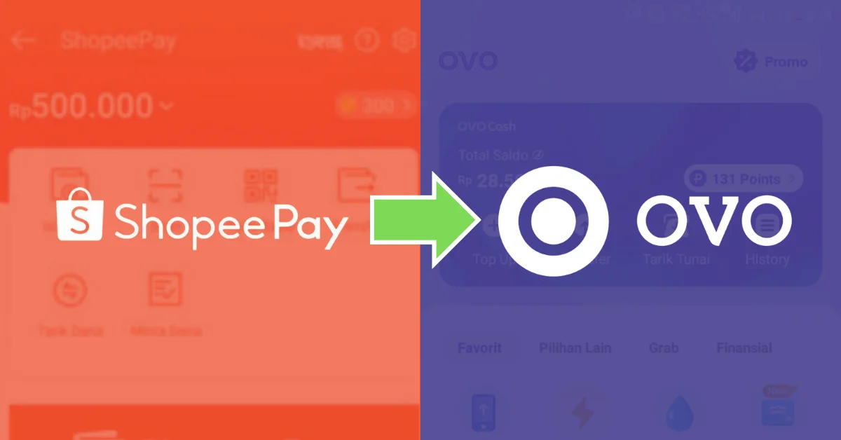 cara transfer shopeepay ke ovo