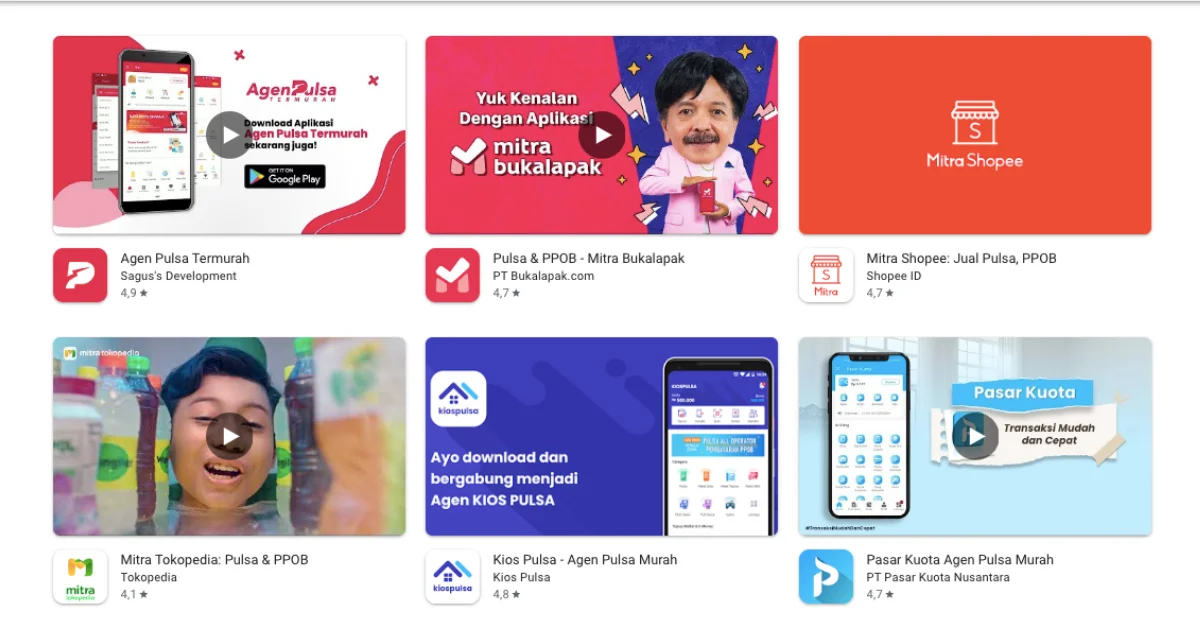 Aplikasi Jual Pulsa Harga Murah yang Cocok untuk Tambah Penghasilan