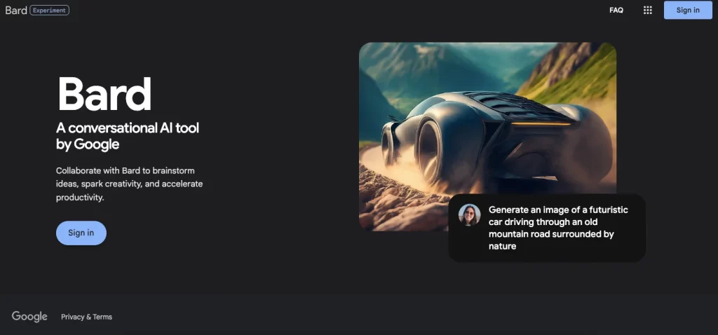 bard homepage website