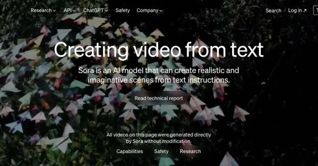 sora ai membuat video dari teks