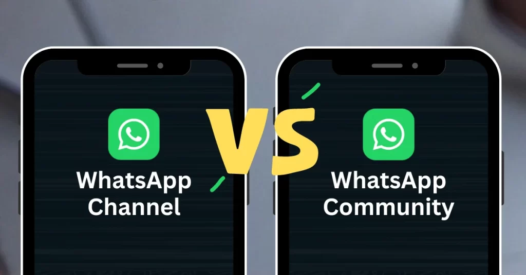 perbedaan whatsapp channel dan whatsapp community