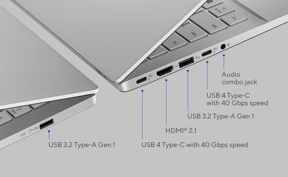 port konektivitas asus vivobook s14 series